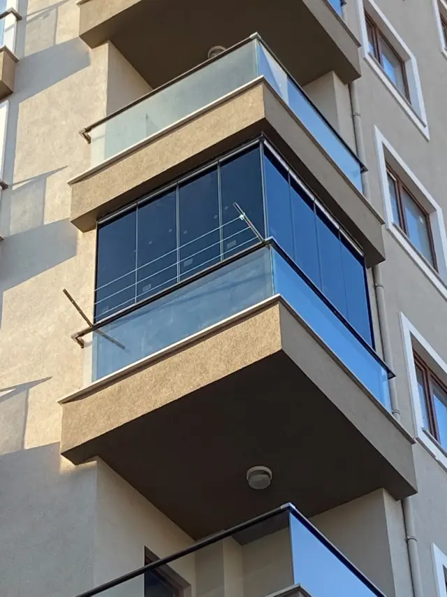 Sürgülü (Slidekon) Cam Balkon uygulama fotoğrafı 6
