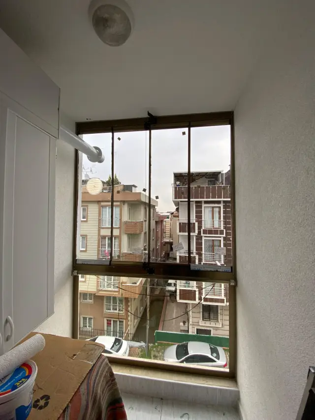 Sürgülü (Slidekon) Cam Balkon uygulama fotoğrafı 8