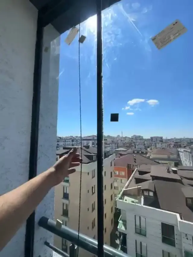 Alemdağ köşe balkon katlanır cam balkon uygulamasının montaj sonrası video çekimi