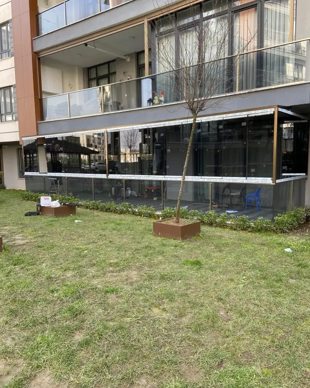 Çekmeköy katlanır cam balkon uygulaması