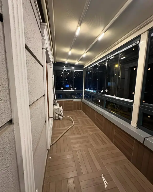 Çekmeköy'de kapalı balkon cam balkon uygulaması